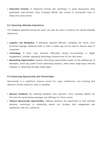 Free Conference Management Template to Edit Online