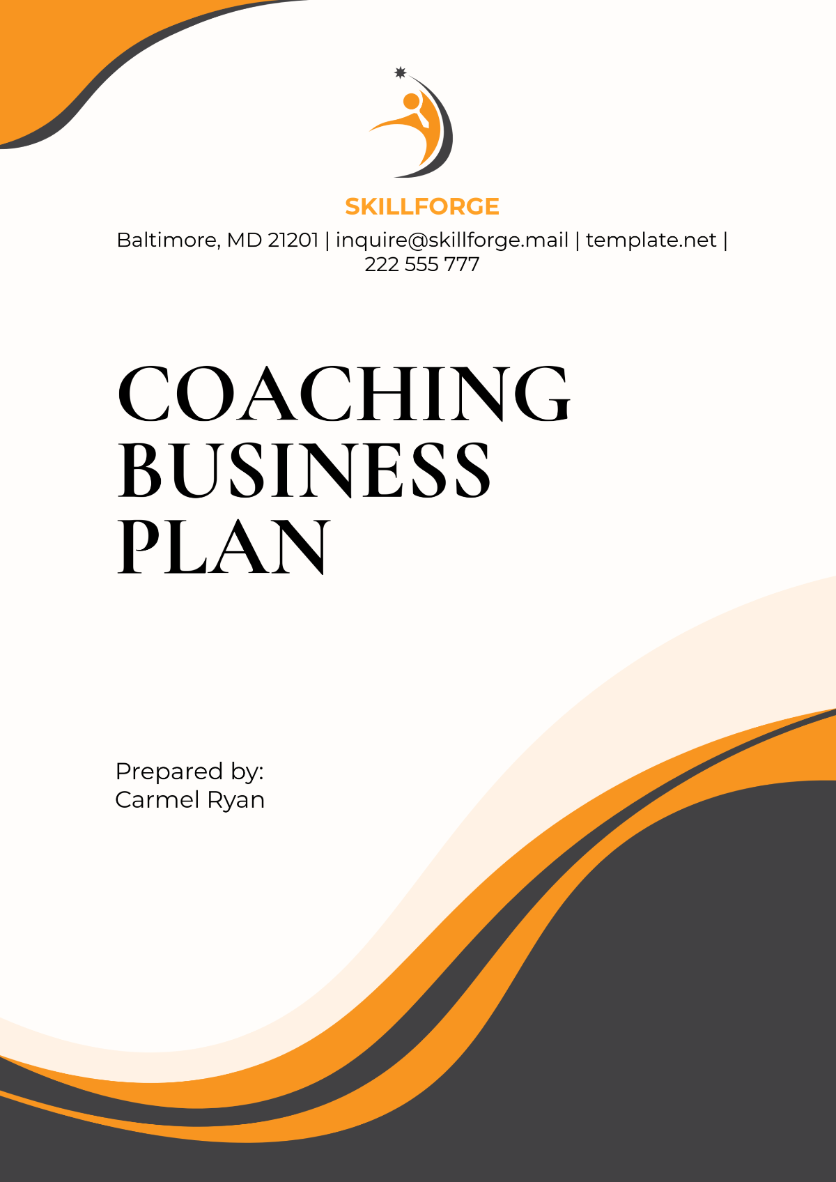 Coaching Business Plan Template - Edit Online & Download