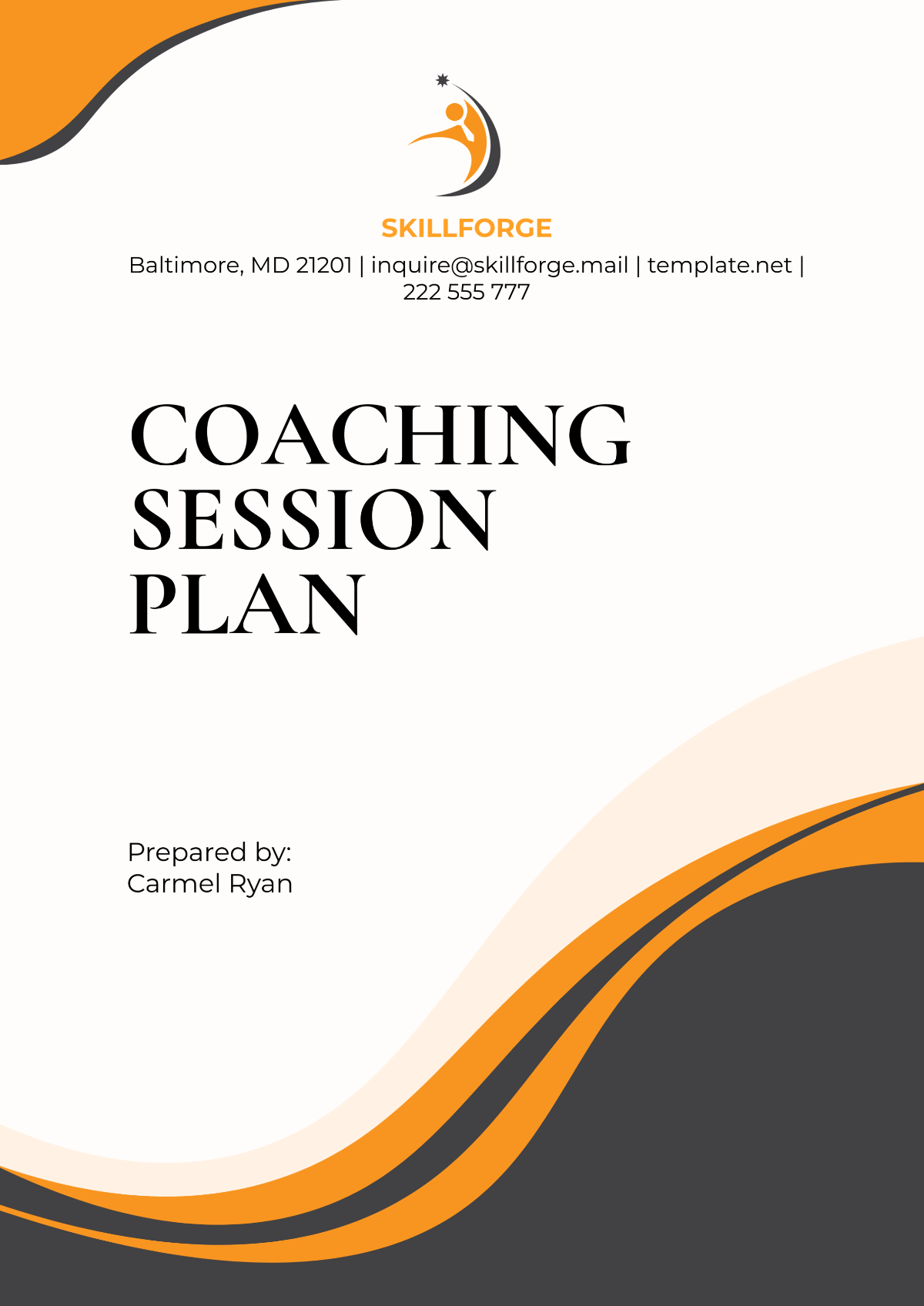 Coaching Session Plan Template - Edit Online & Download