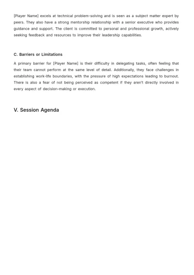 Free Coaching Session Plan Template to Edit Online