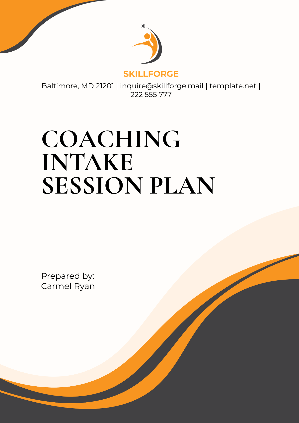 Coaching Intake Session Plan Template - Edit Online & Download