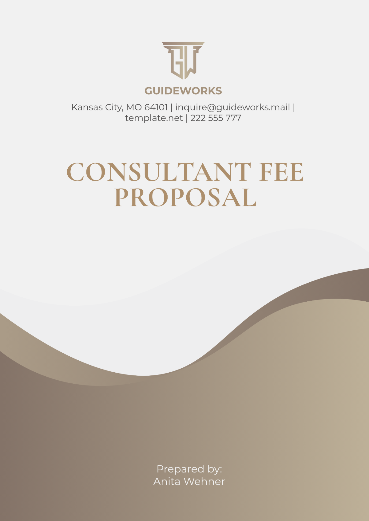 Free Consultant Fee Proposal Template