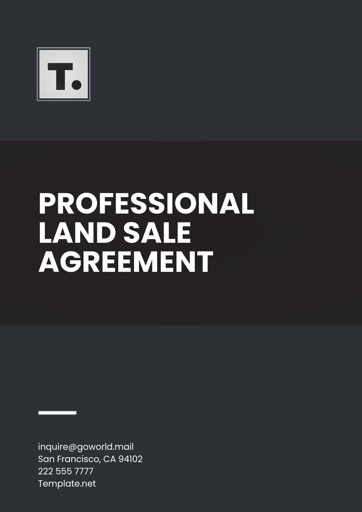 Free Professional Land Sale Agreement Template