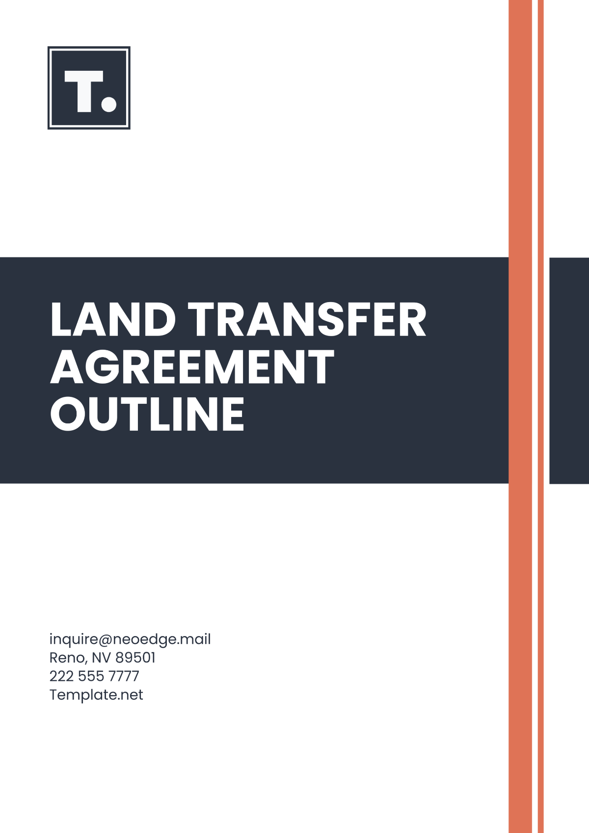 Free Land Transfer Agreement Outline Template