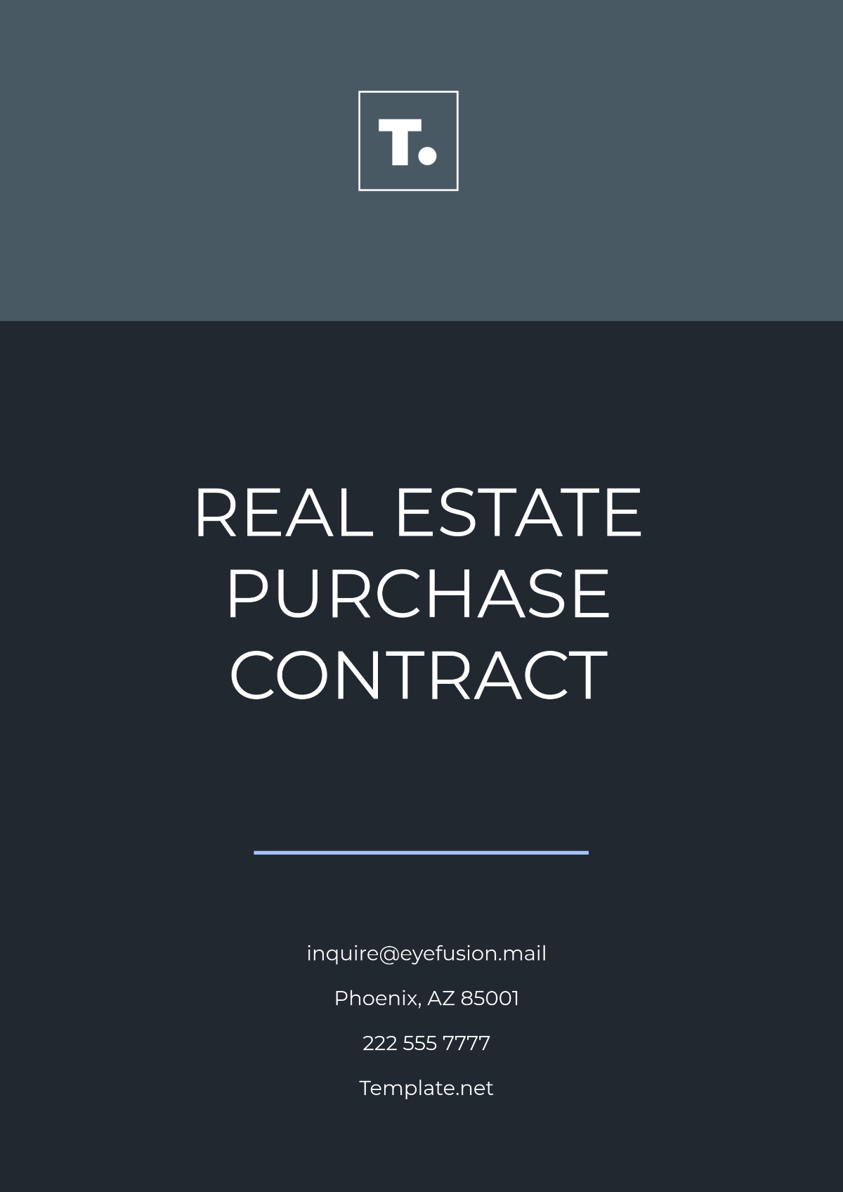 Free Real Estate Purchase Contract Template