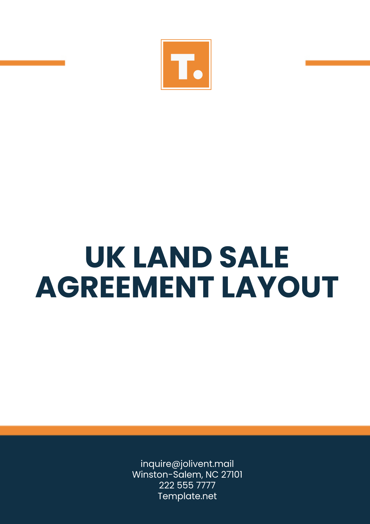 Free UK Land Sale Agreement Layout Template