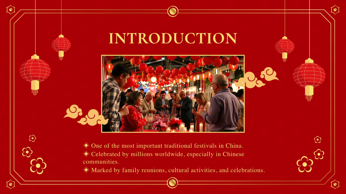 Free Chinese New Year Presentation Template to Edit Online