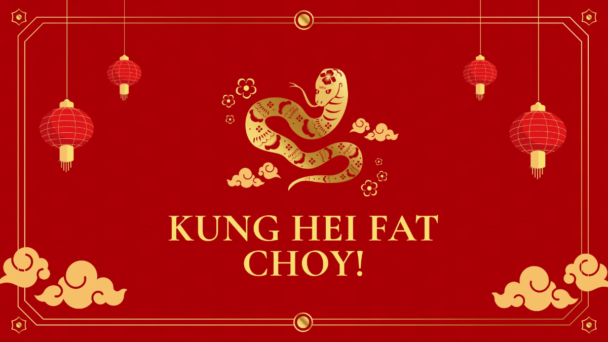 Free Chinese New Year Presentation Template to Edit Online