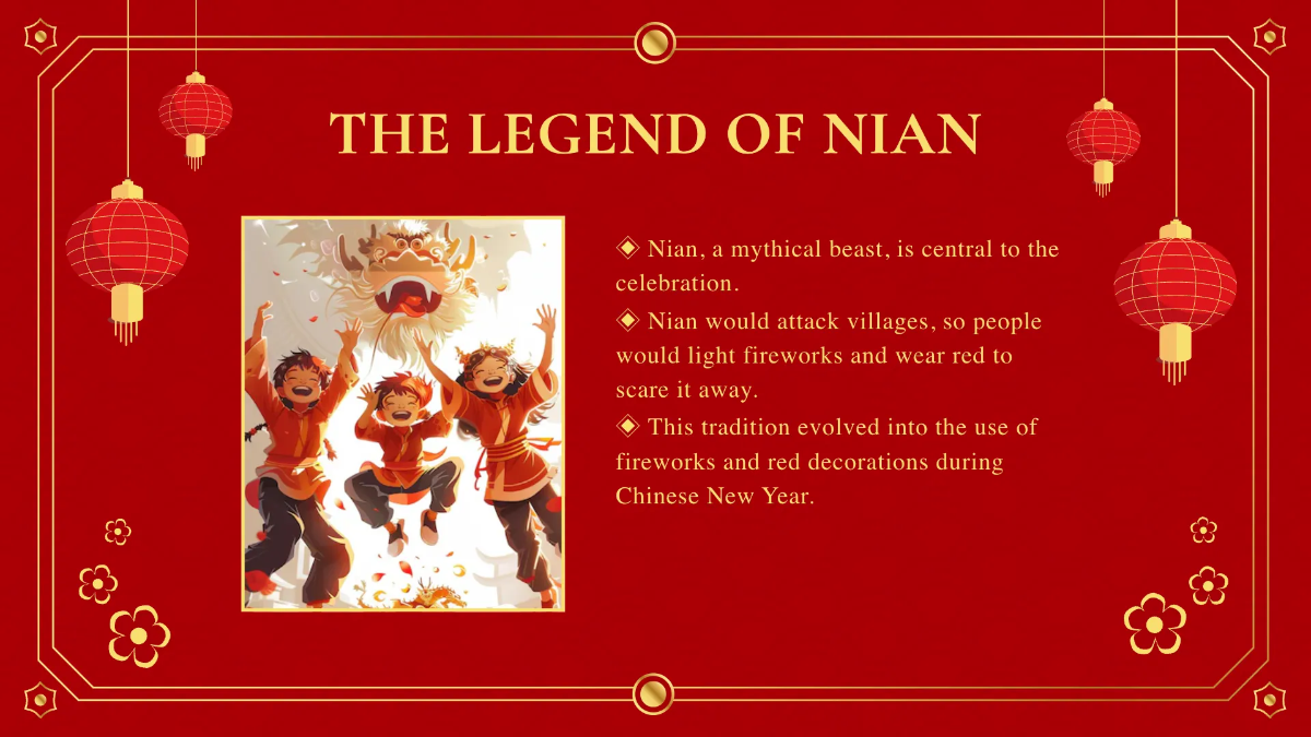 Free Chinese New Year Presentation Template to Edit Online