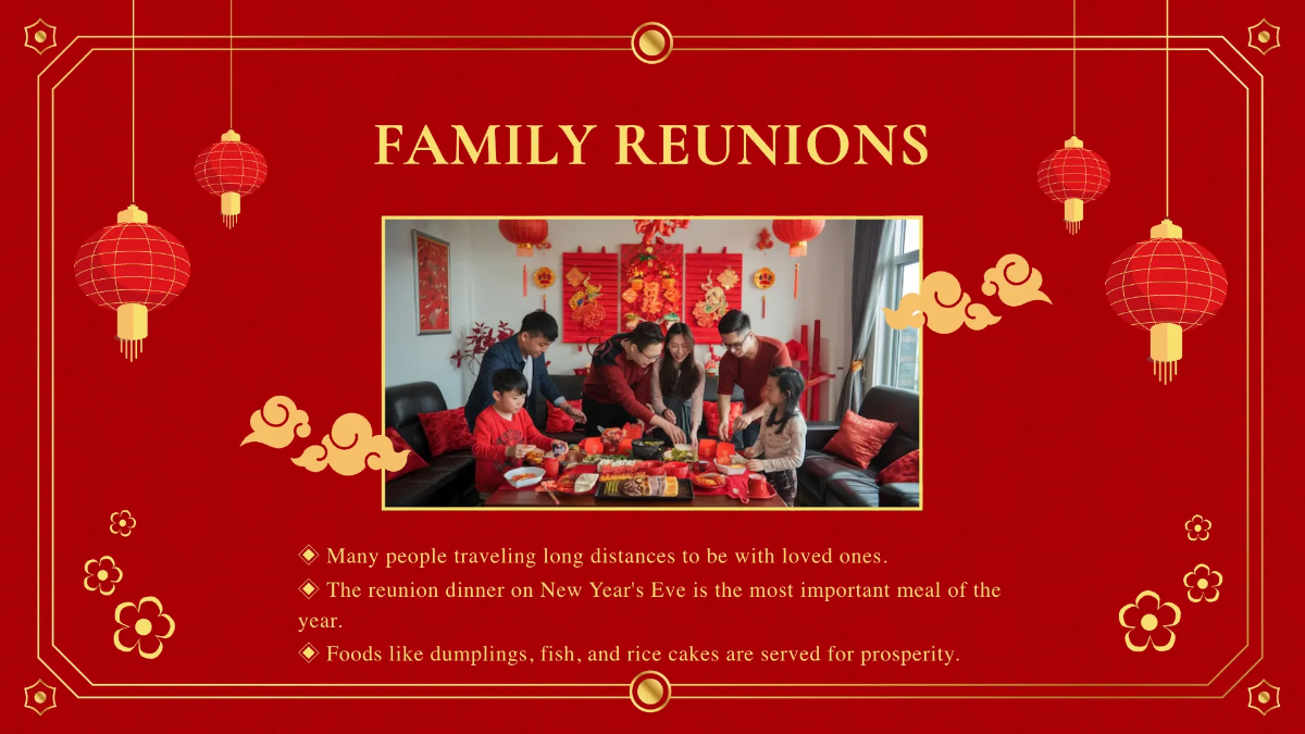 Free Chinese New Year Presentation Template to Edit Online