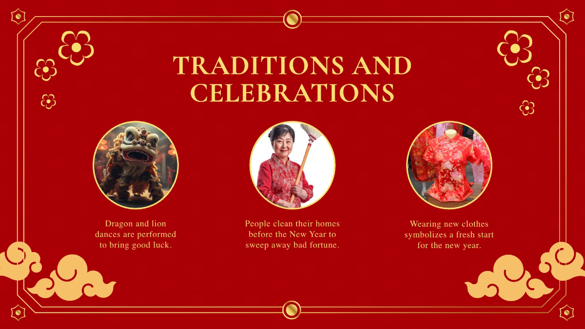 Free Chinese New Year Presentation Template to Edit Online