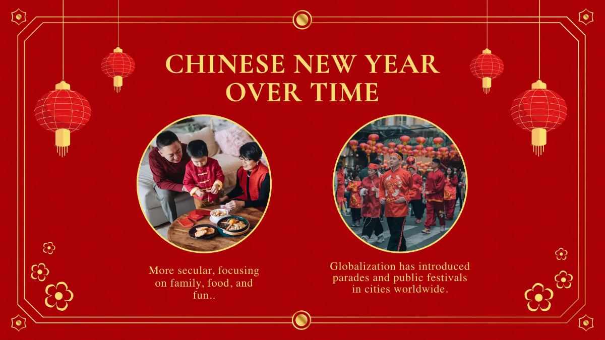 Free Chinese New Year Presentation Template to Edit Online