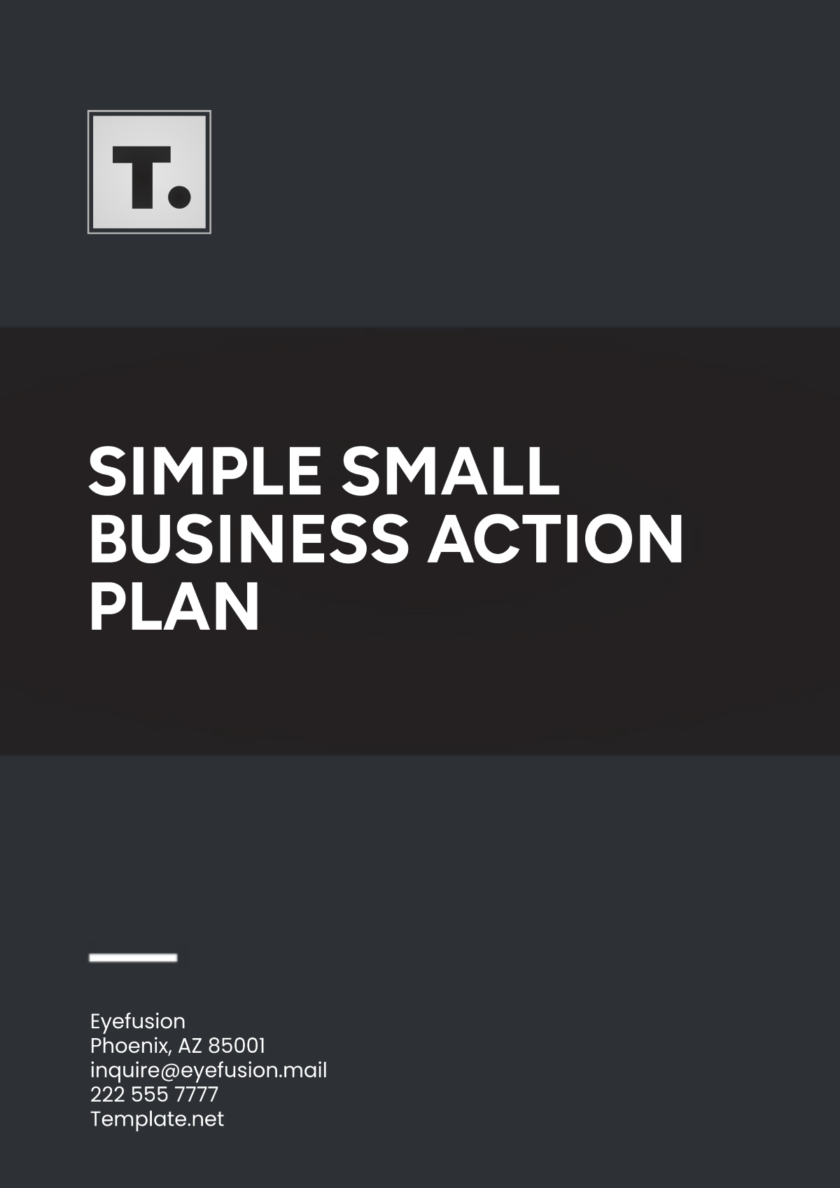 Simple Small Business Action Plan Template - Edit Online & Download