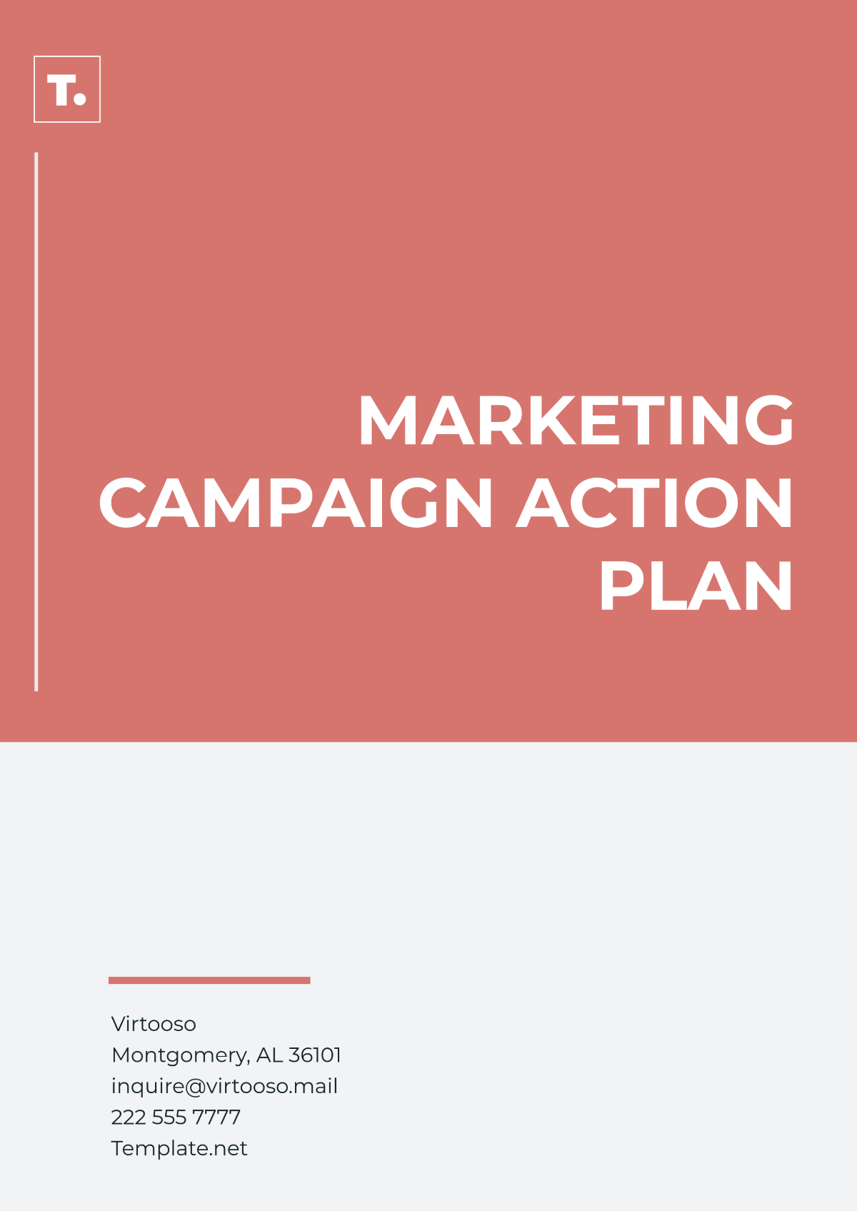 Marketing Campaign Action Plan Template - Edit Online & Download