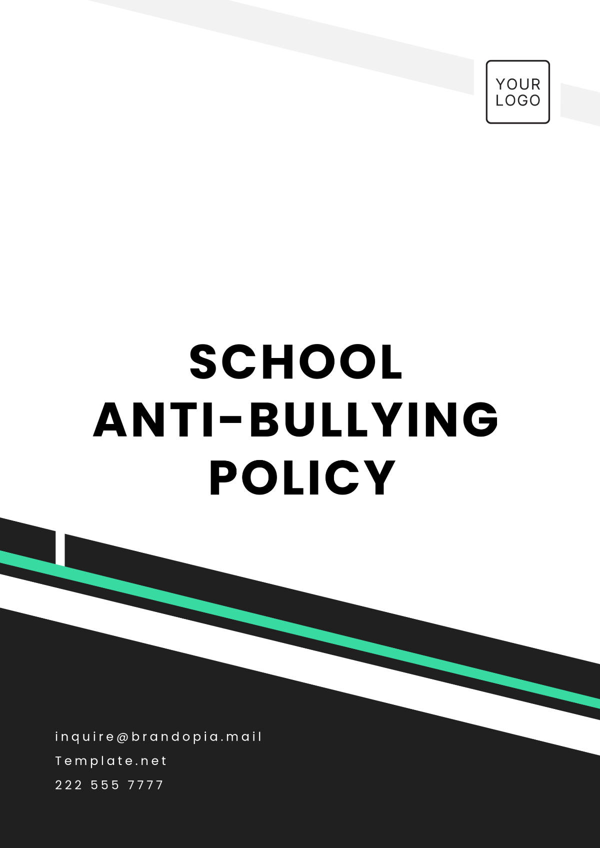 School Anti-Bullying Policy Template - Edit Online & Download