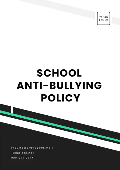 Free School Anti-Bullying Policy Template to Edit Online
