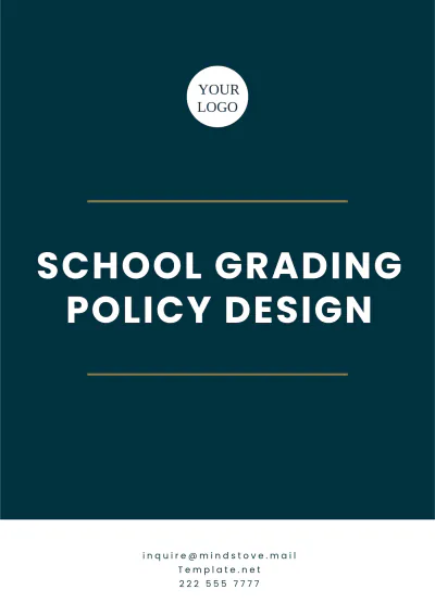 Free School Grading Policy Design Template to Edit Online