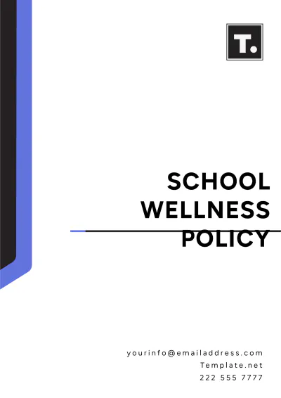 Free School Wellness Policy Template to Edit Online