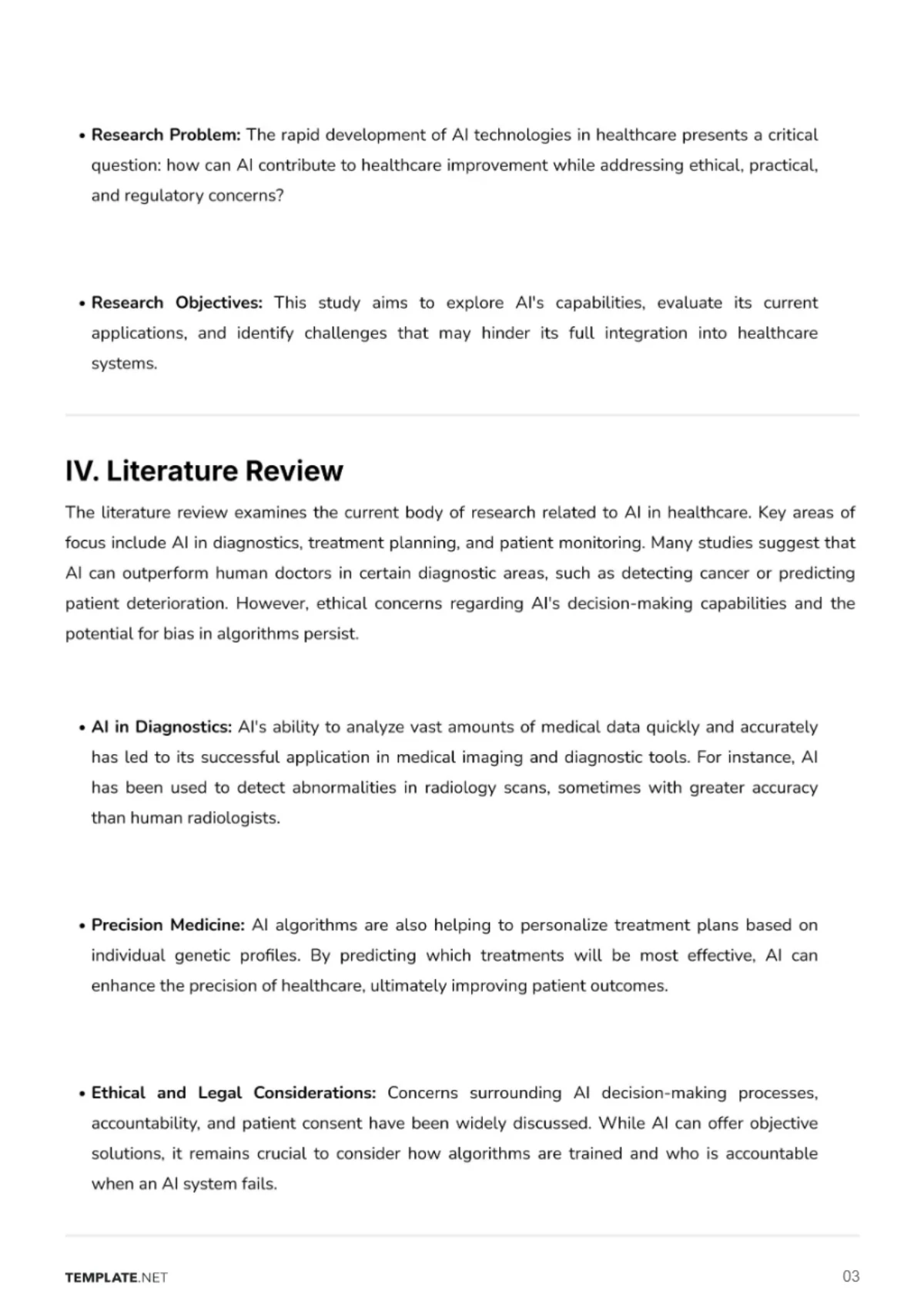Free Exploratory Research Paper Template to Edit Online
