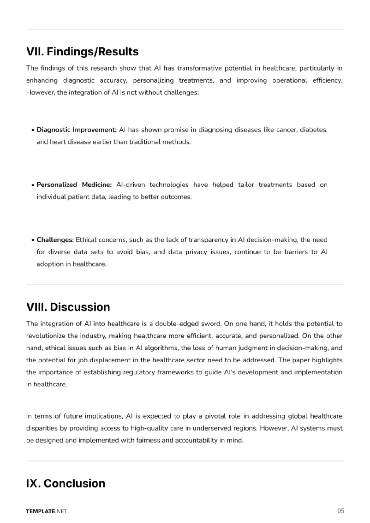 Free Exploratory Research Paper Template to Edit Online