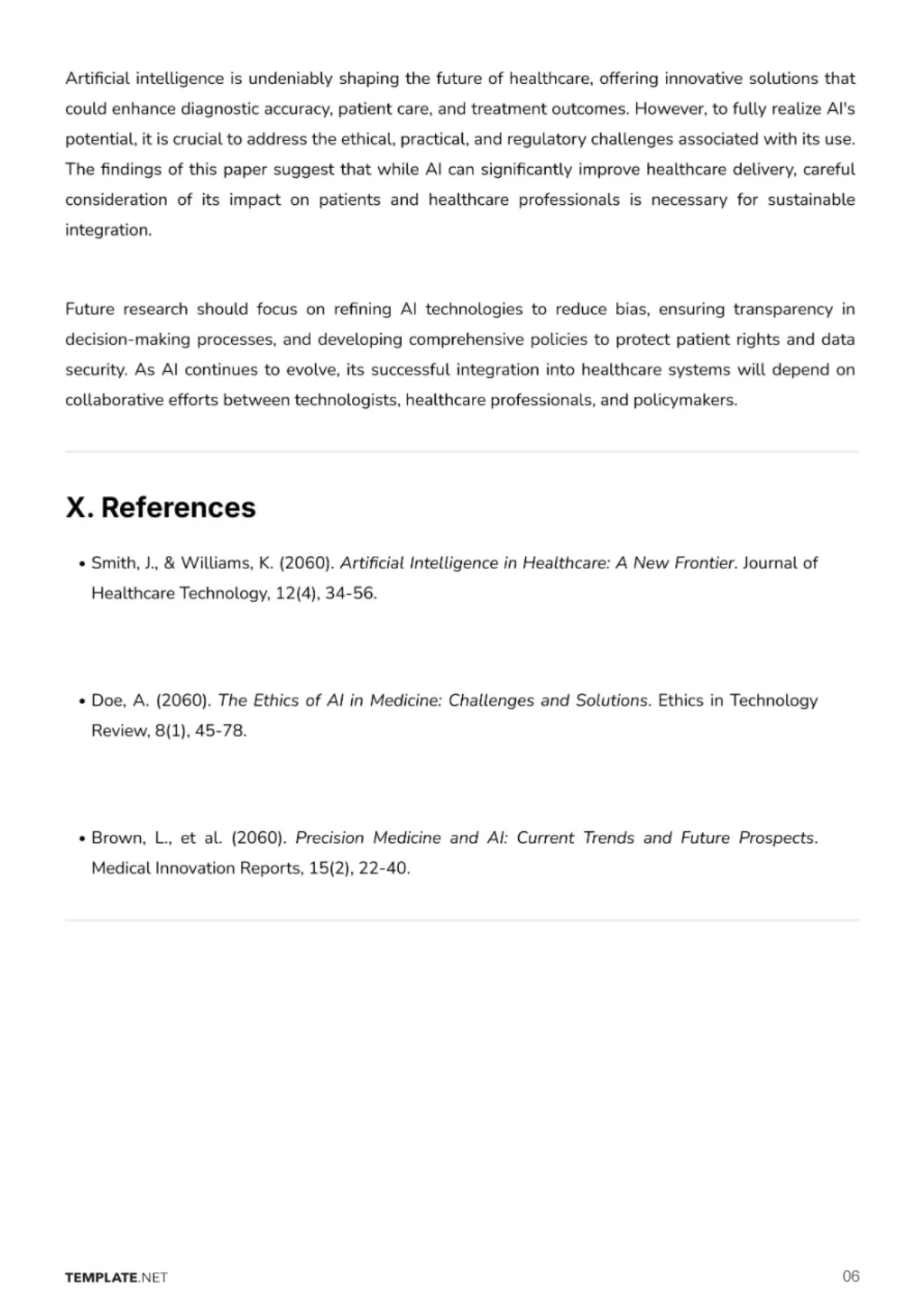 Free Exploratory Research Paper Template to Edit Online