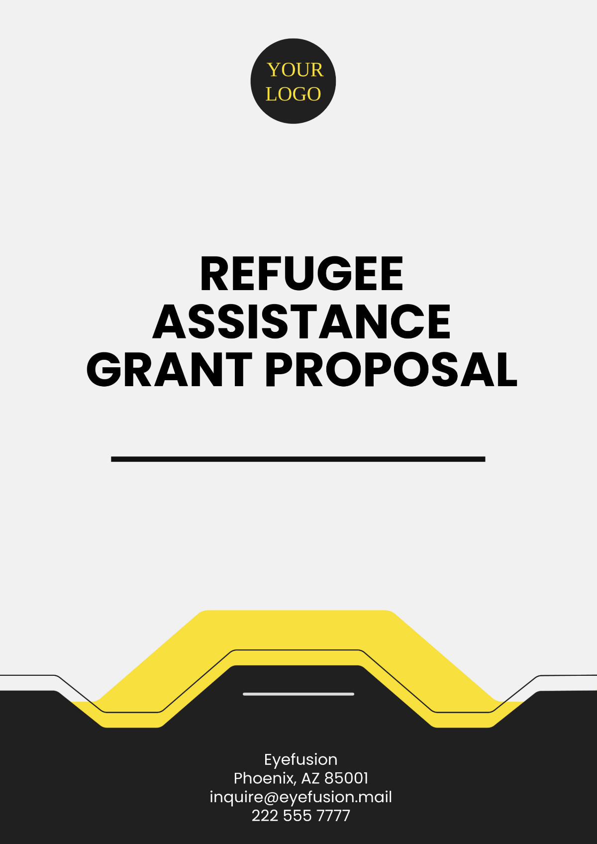 Free Refugee Assistance Grant Proposal Template