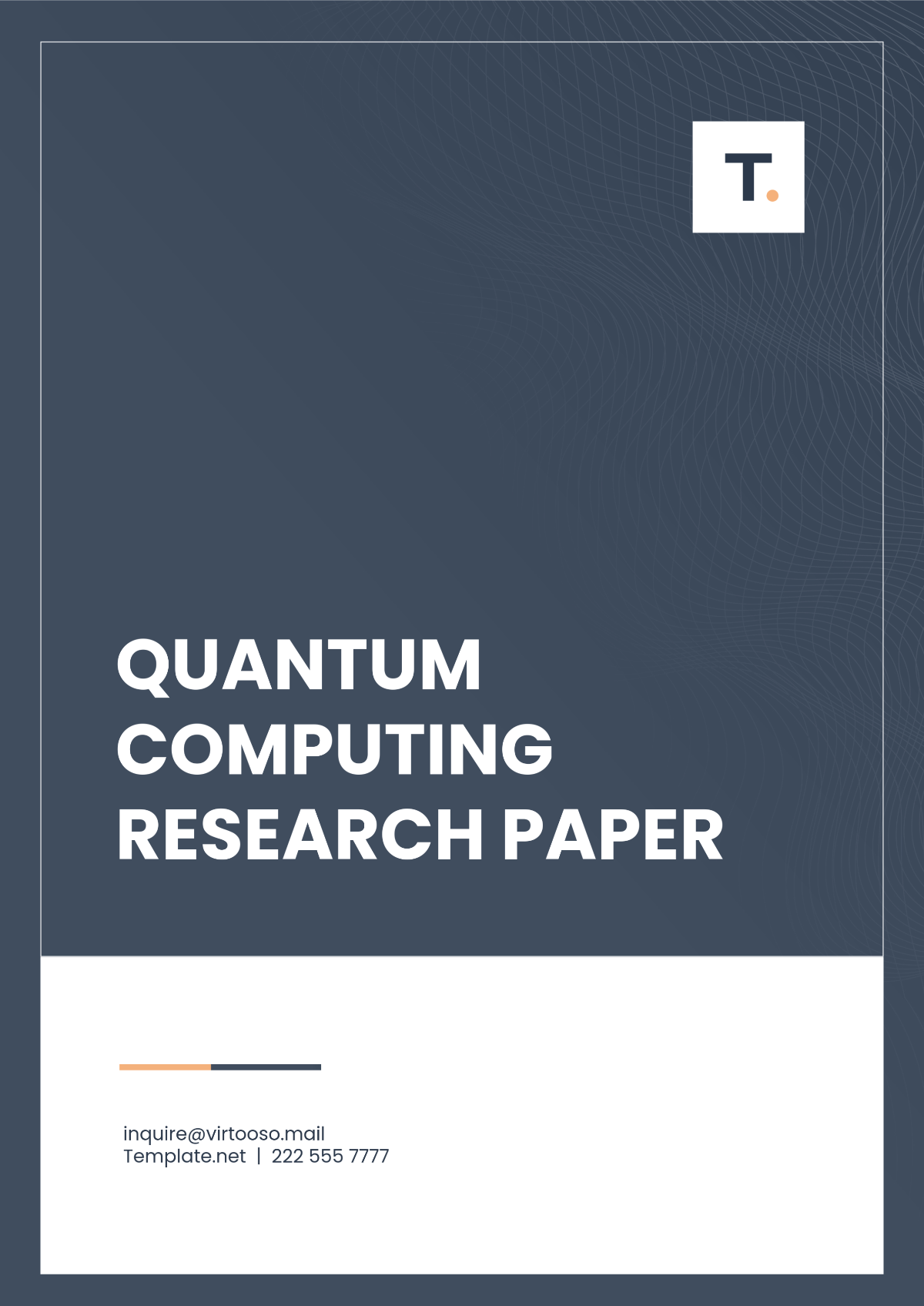 Quantum Computing Research Paper Template