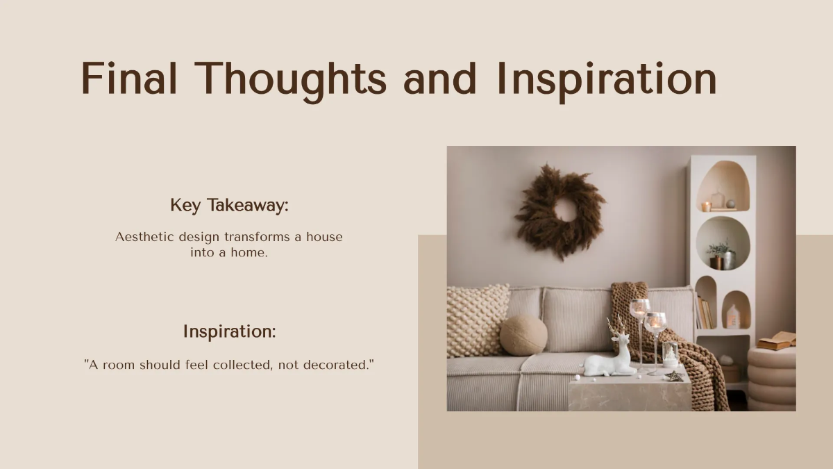 Free Aesthetic Presentation Template to Edit Online