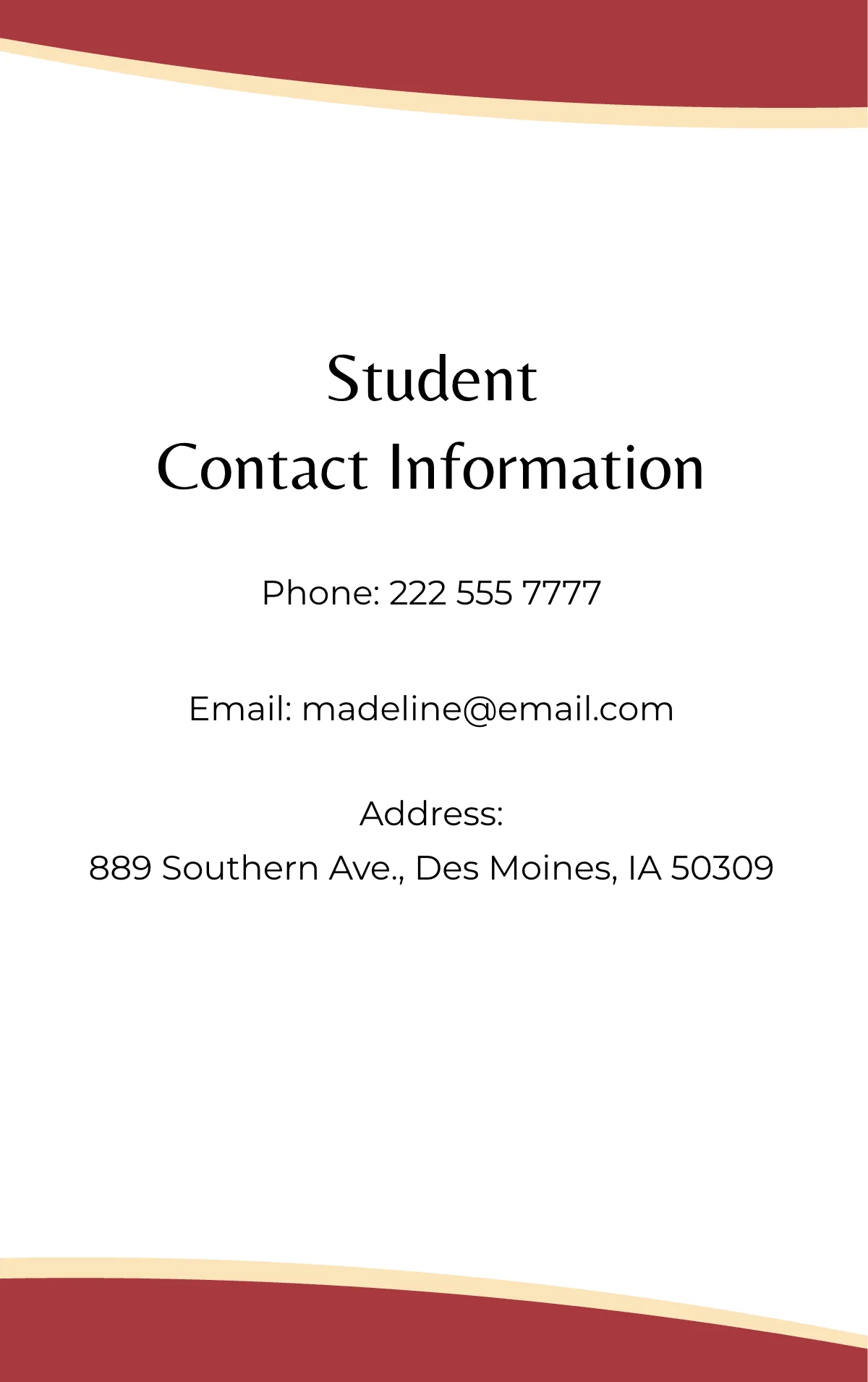 Free Student ID Card with Barcode Template to Edit Online