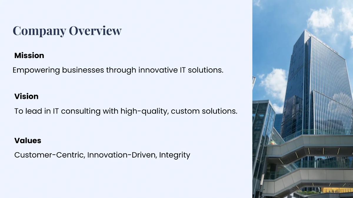 Free Business Corporation Presentation Template to Edit Online