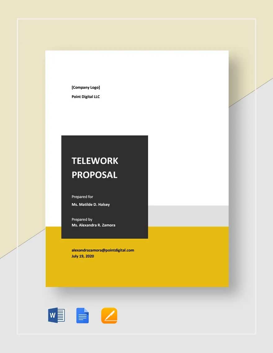 Sample Telework Proposal Template