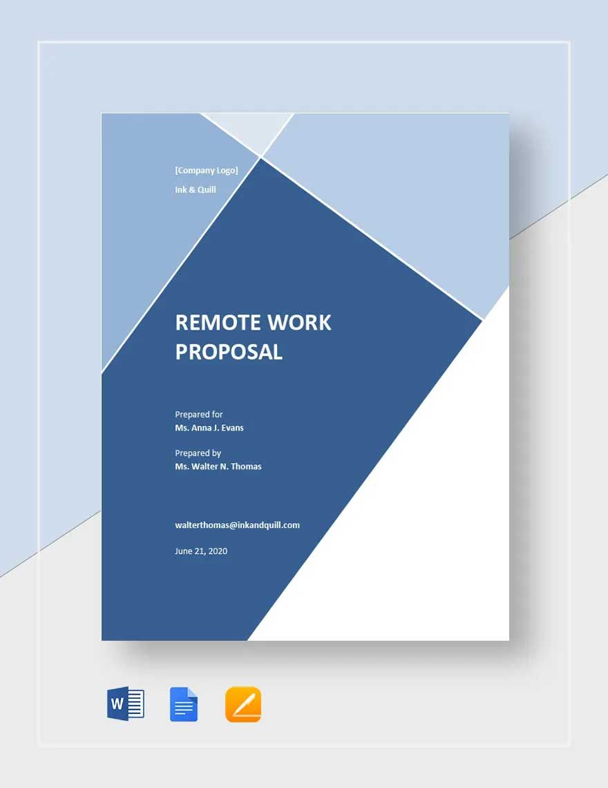 Remote Work Proposal Template