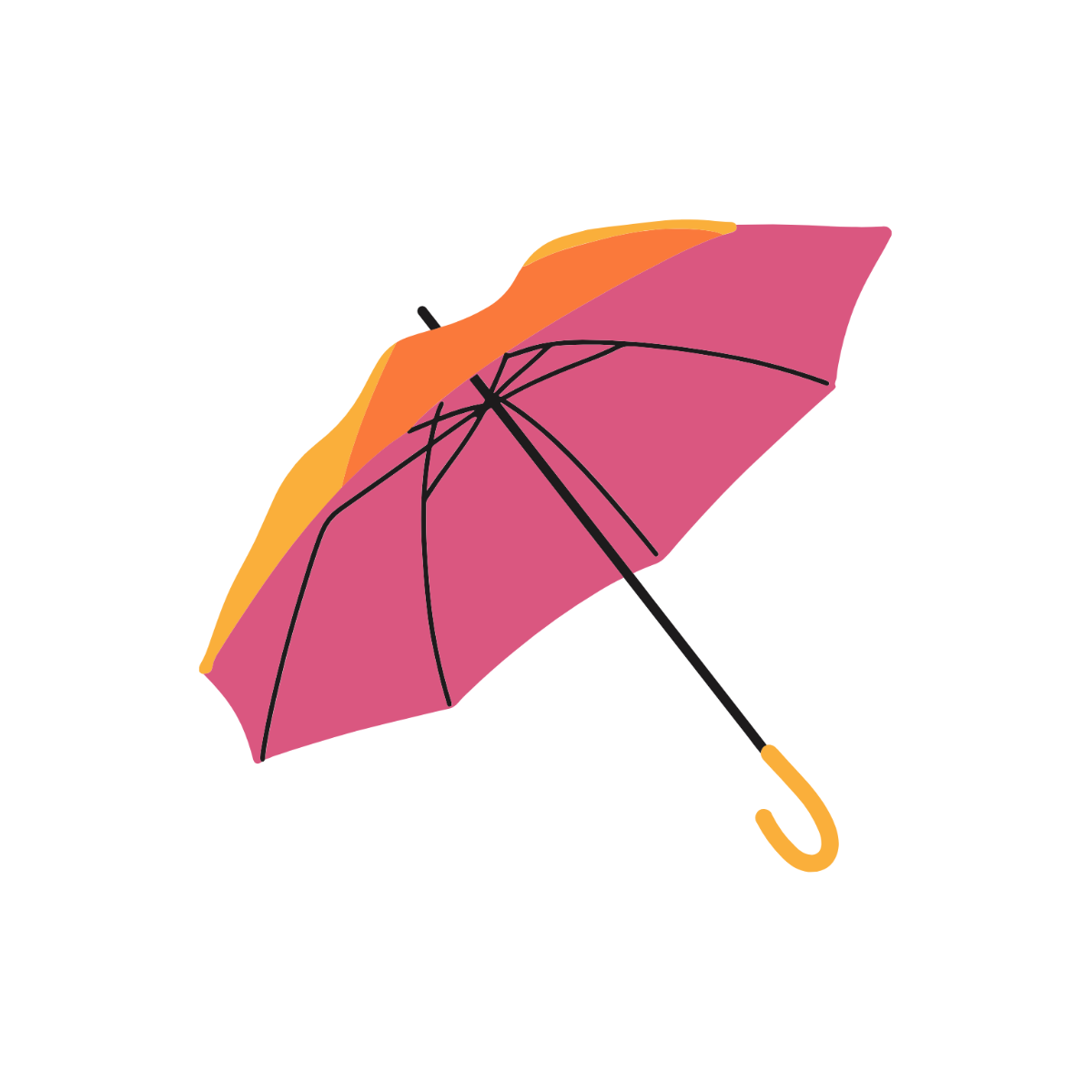 Open Umbrella Clipart  - Edit Online | Template.net