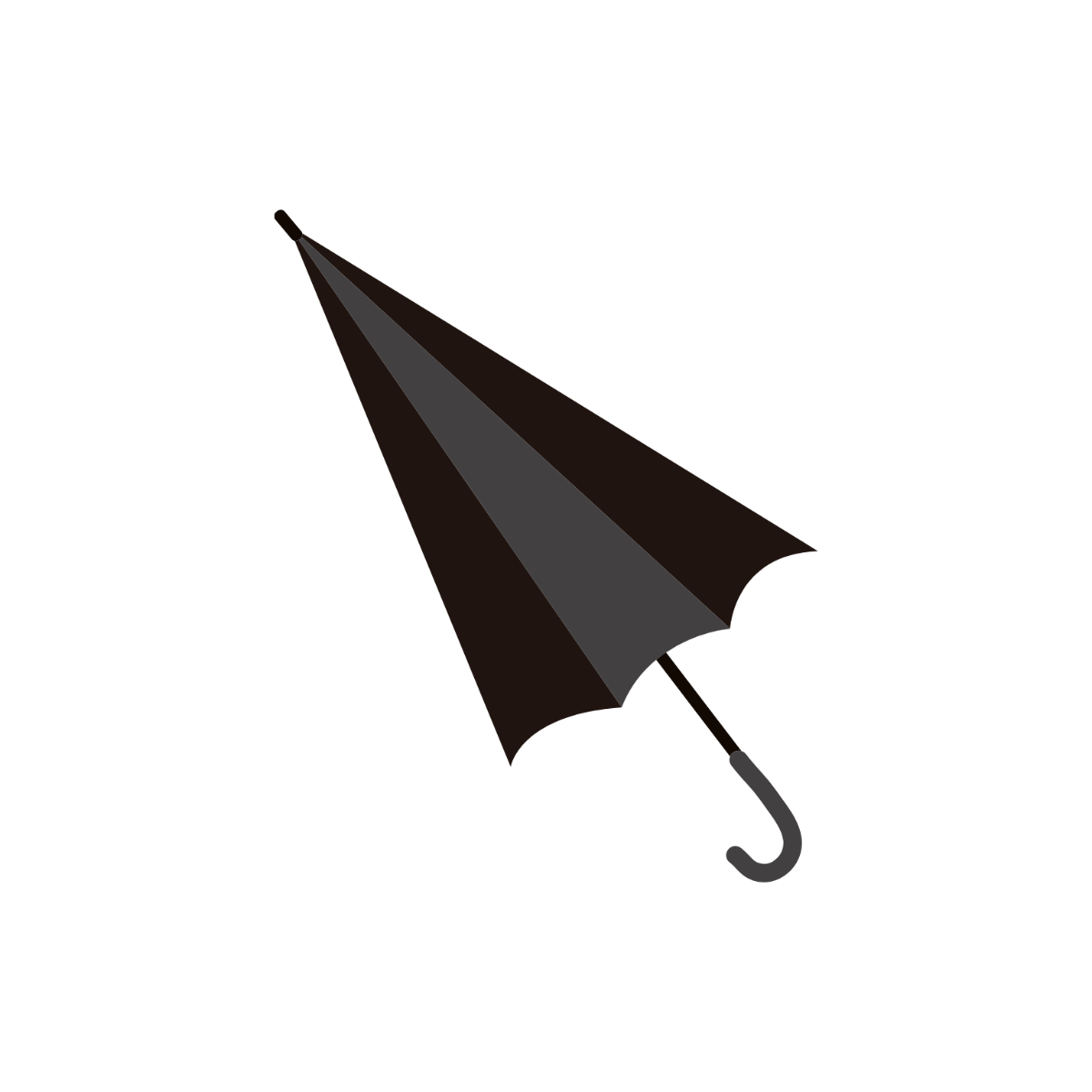 Black Umbrella Clipart  - Edit Online | Template.net