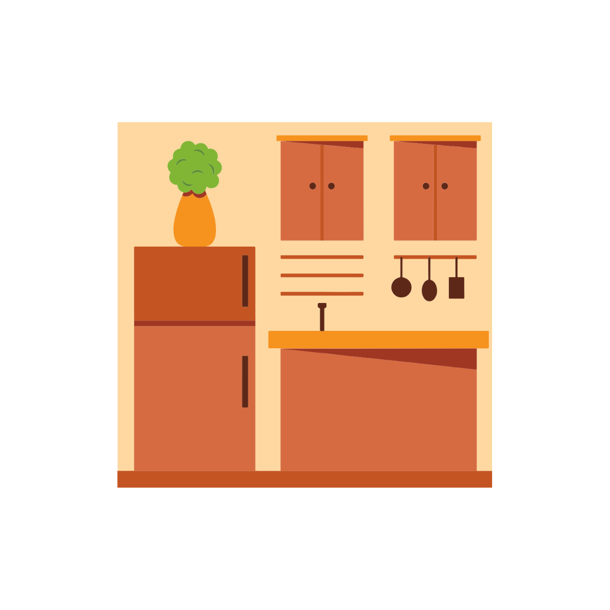 Kitchen Clipart  - Edit Online | Template.net