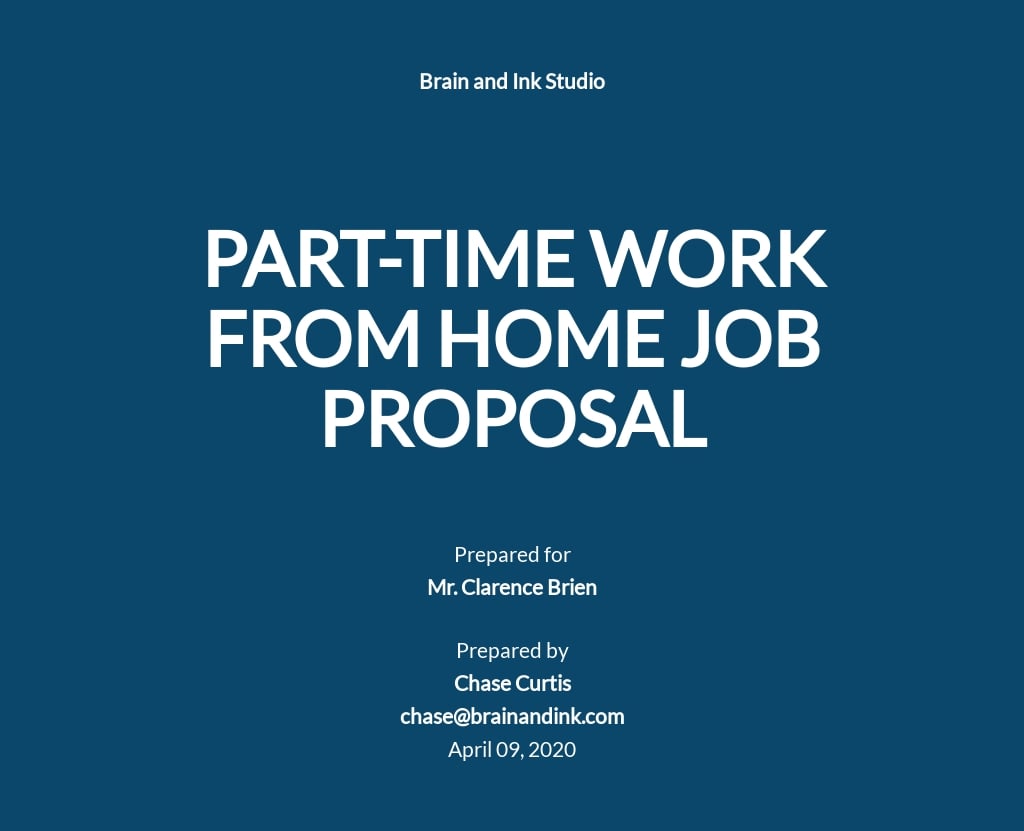 research proposal on working from home