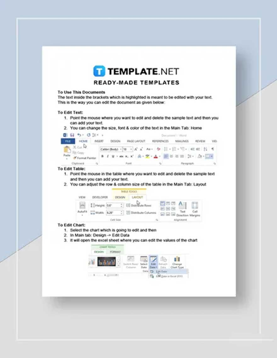 Work From Home Part Time Proposal Template