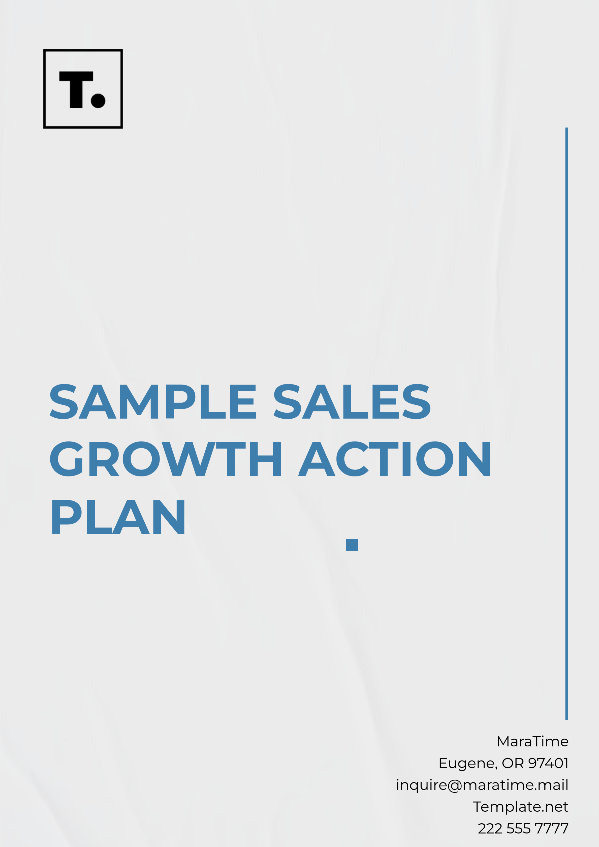 Sample Sales Growth Action Plan Template - Edit Online & Download