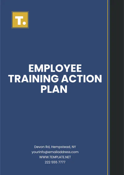 Free Employee Training Action Plan Template to Edit Online