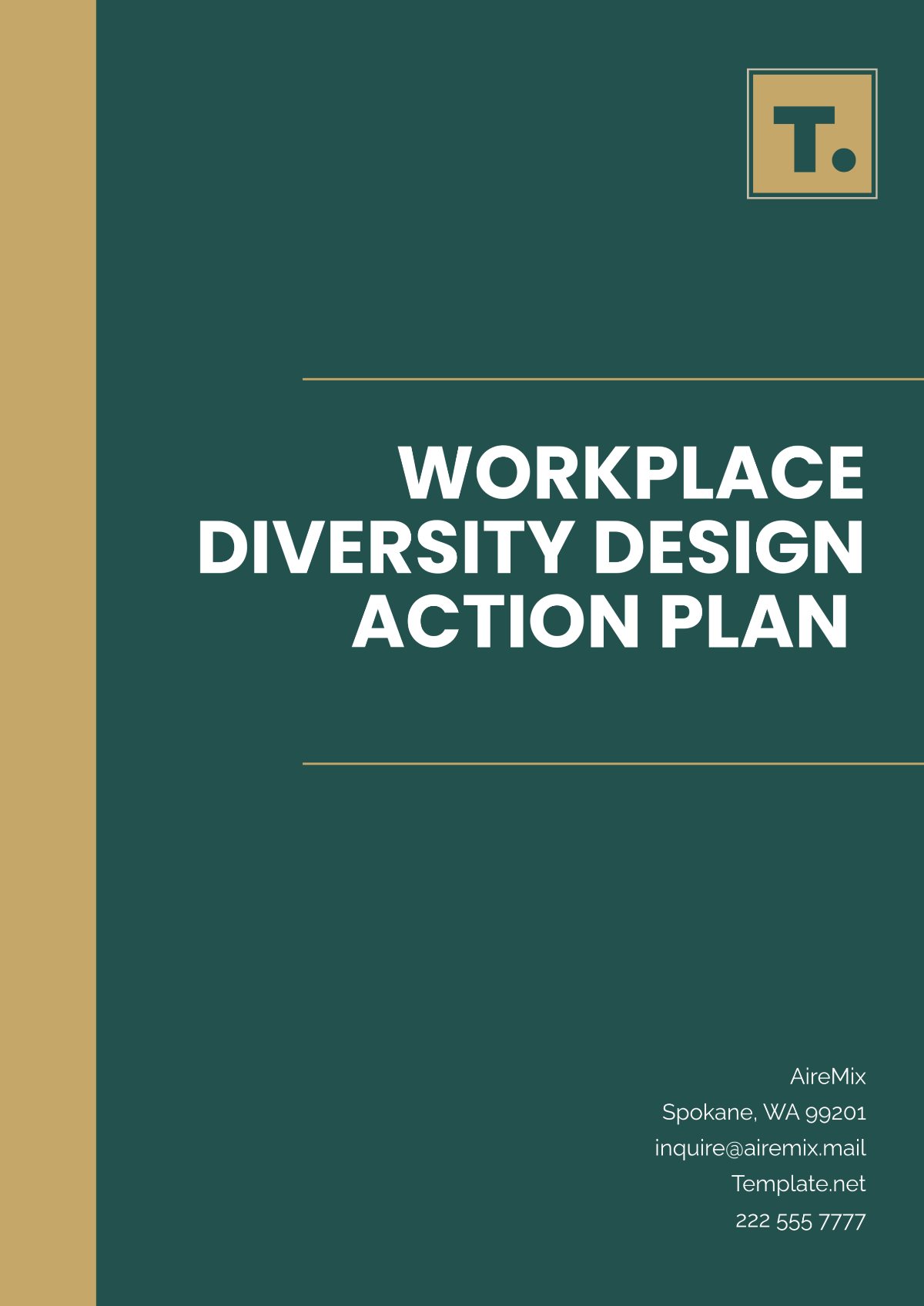 Workplace Diversity Design Action Plan Template - Edit Online & Download