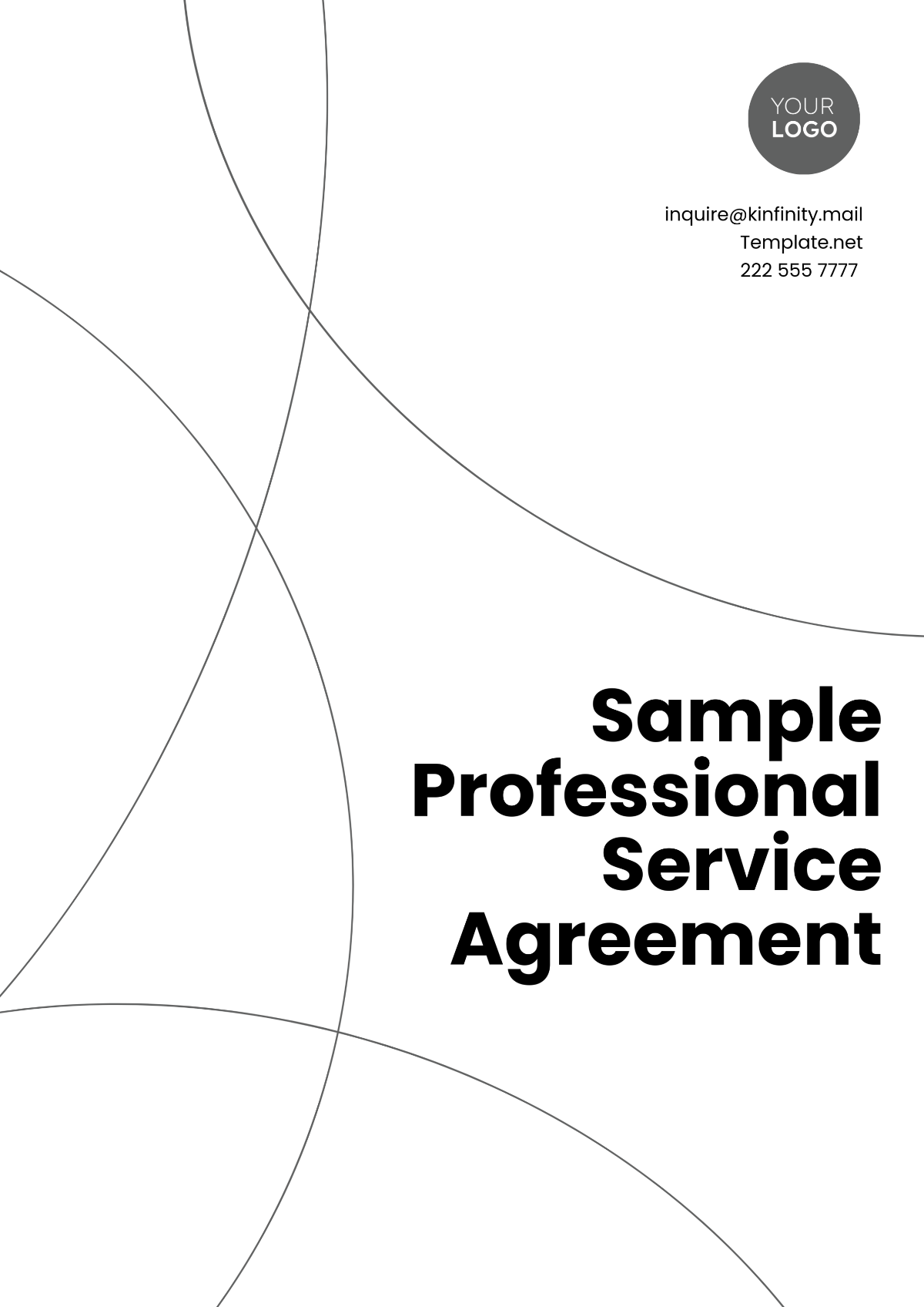 Free Sample Professional Service Agreement Template