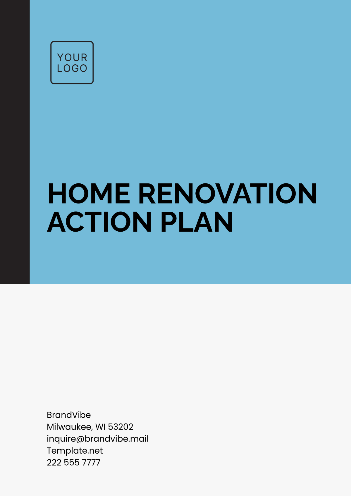 Free Home Renovation Action Plan Template