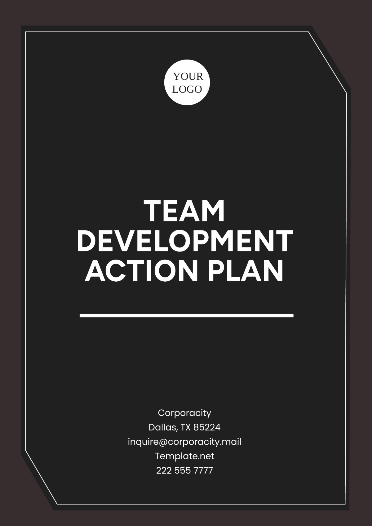 Free Team Development Action Plan Template