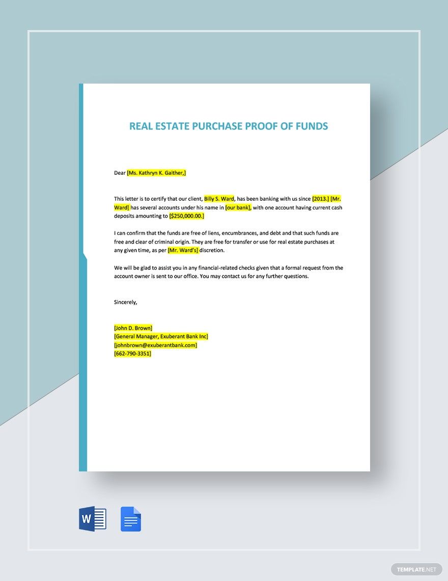 Vehicle Purchase Letter In Word PDF Google Docs Download Template