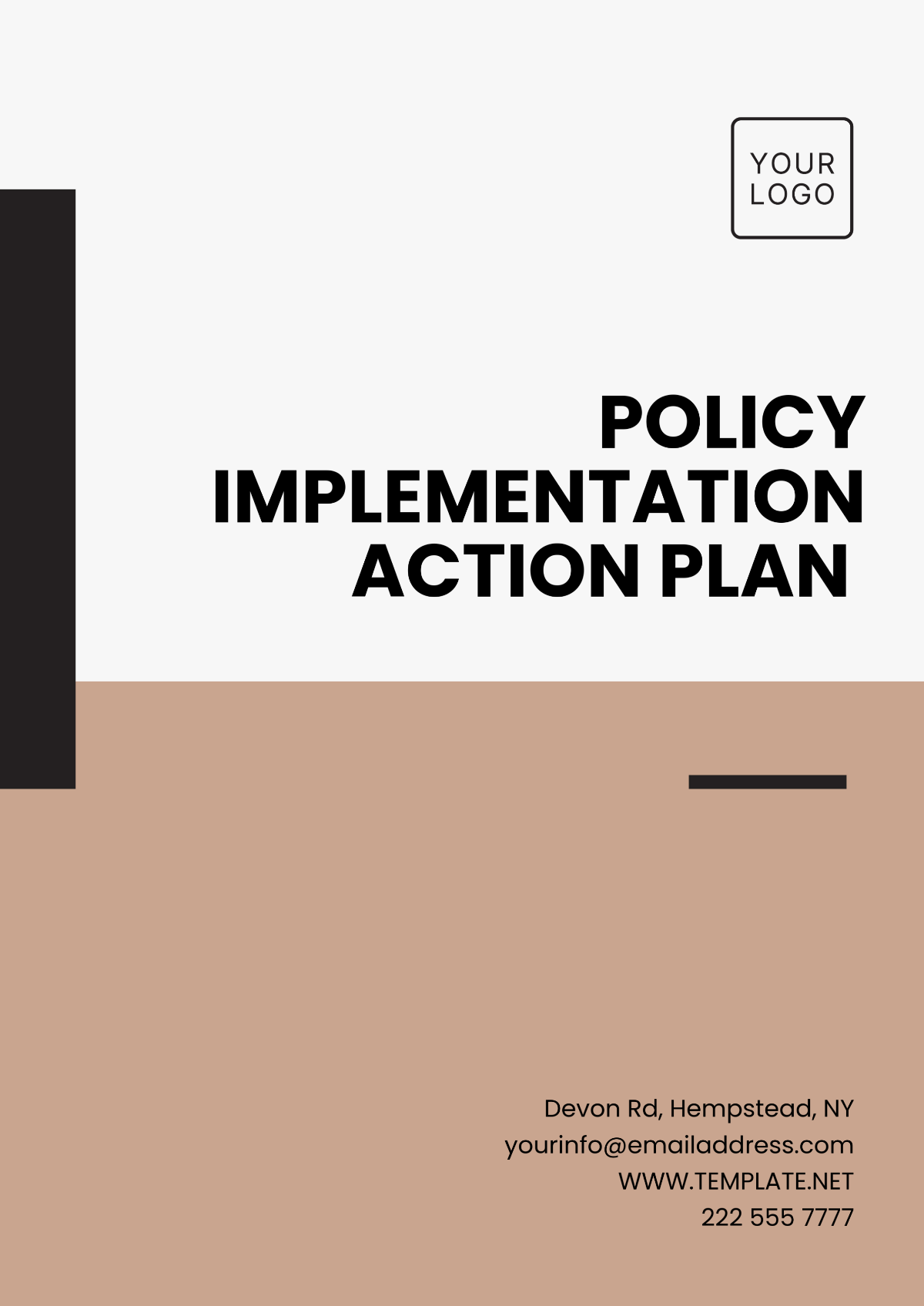 Free Policy Implementation Action Plan Template