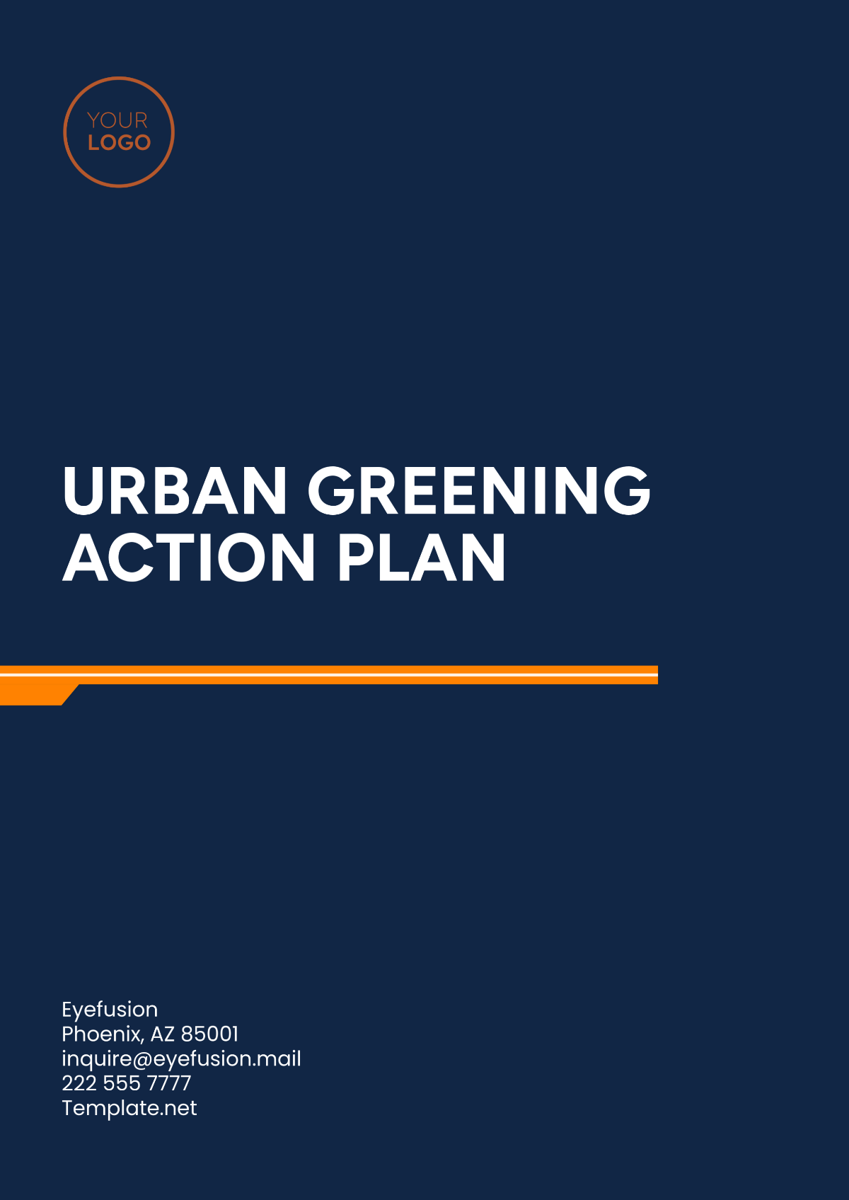 Free Urban Greening Action Plan Template