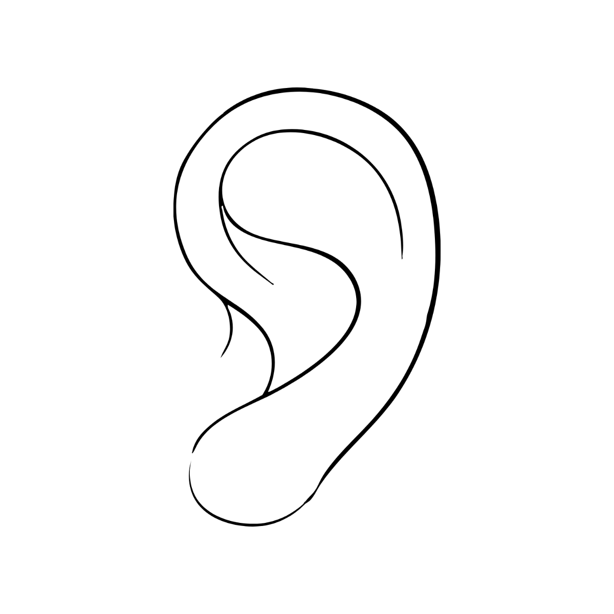 Transparent Ear Clipart - Edit Online | Template.net