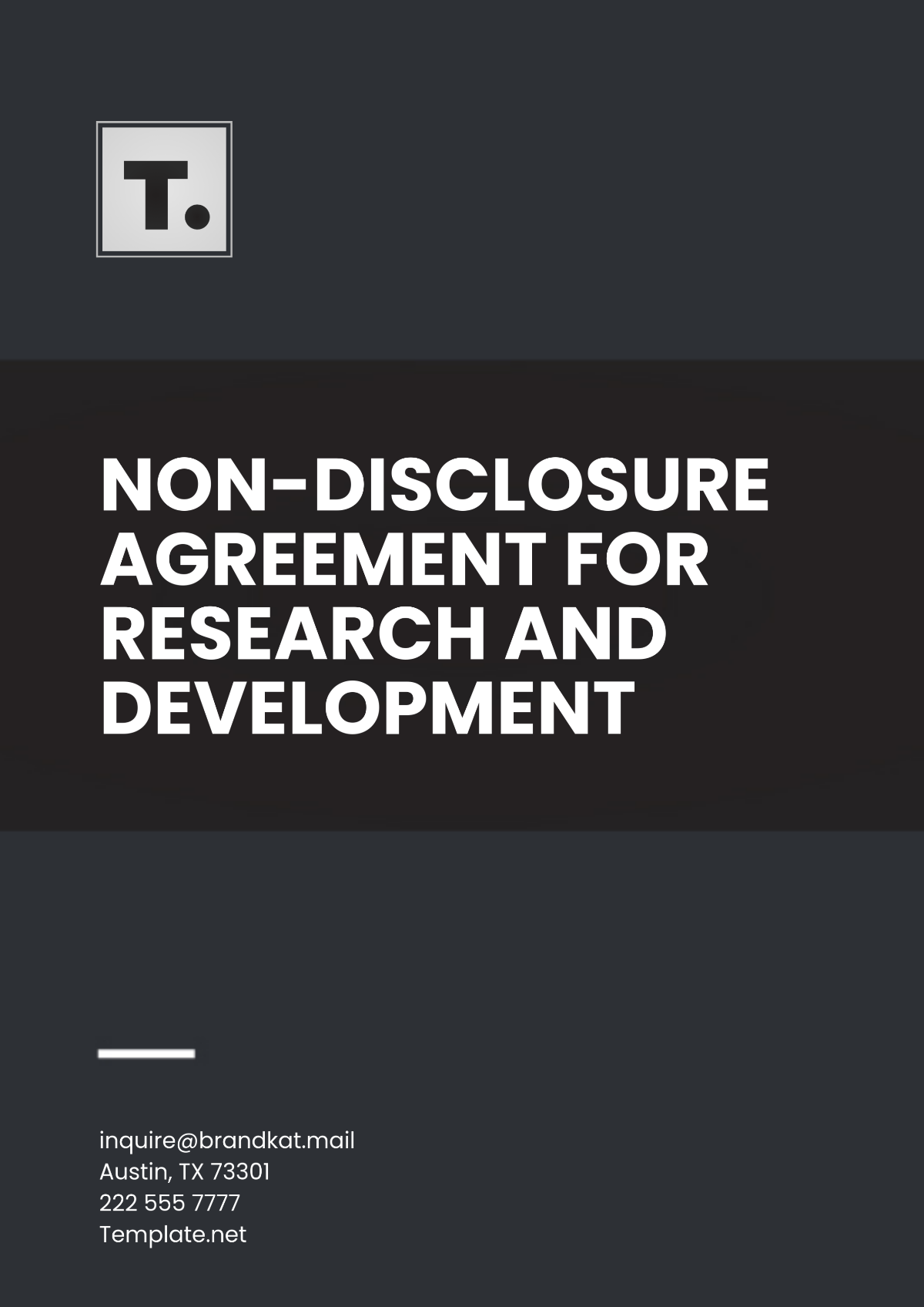 Non-Disclosure Agreement for Research and Development Template - Edit Online & Download