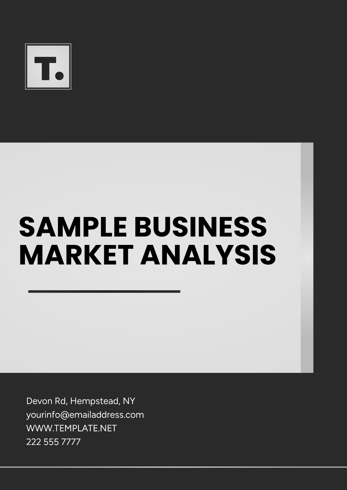 Free Sample Business Market Analysis Template