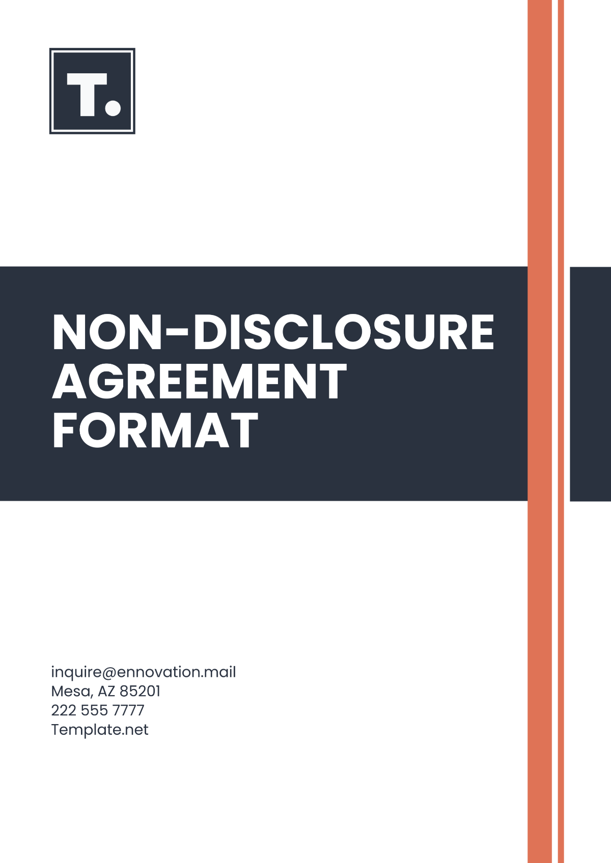 Free Non-Disclosure Agreement Format Template